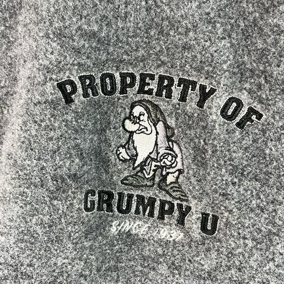 Disney Store Exclusive Grumpy Button Down Baseball Bomber - Picture 7 of 15